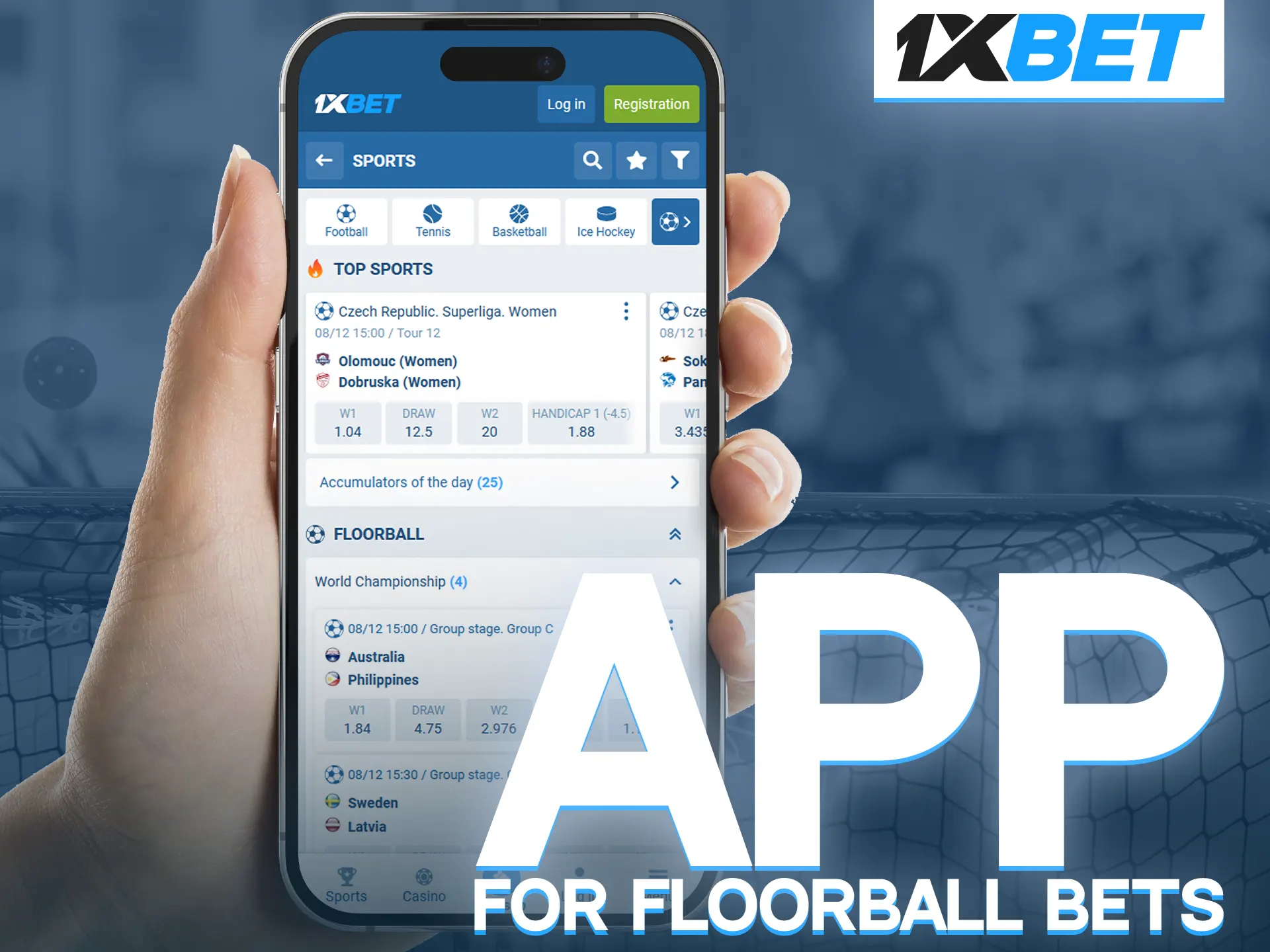 High speed and optimisation, all of which you'll find in the 1xBet app.