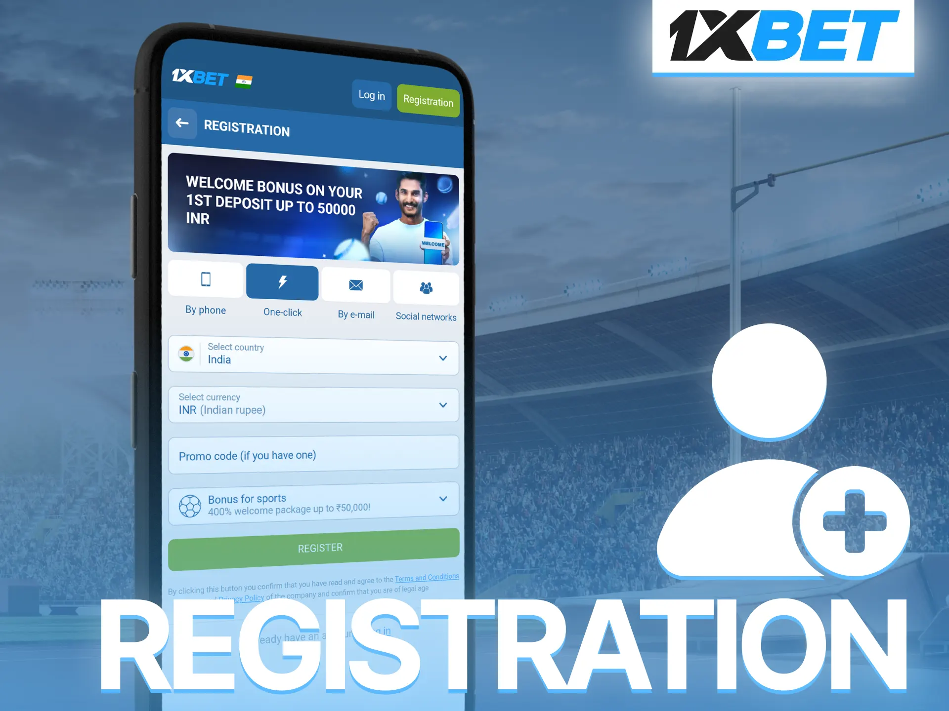 Complete mobile registration in 1xBet app and start betting within minutes.