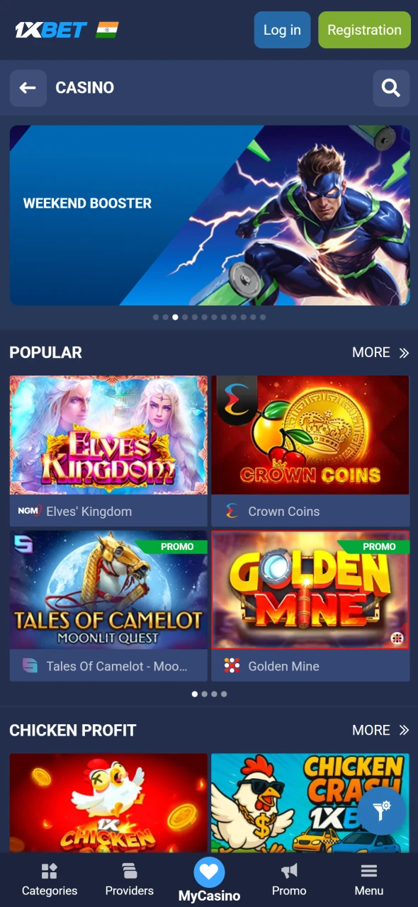 Play casino games through 1xBet app and discover top entertainment options.