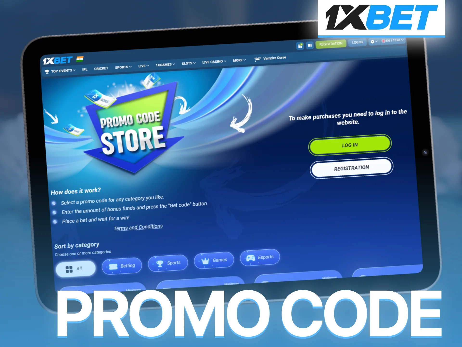 Unlock extra 1xBet bonuses using promo code during registration process easily.