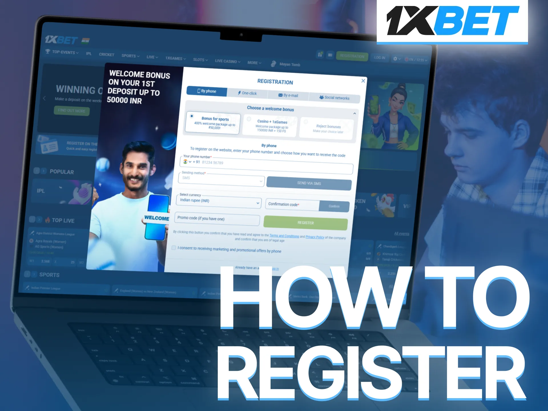 Register on 1xBet and start betting on esports events without delays.