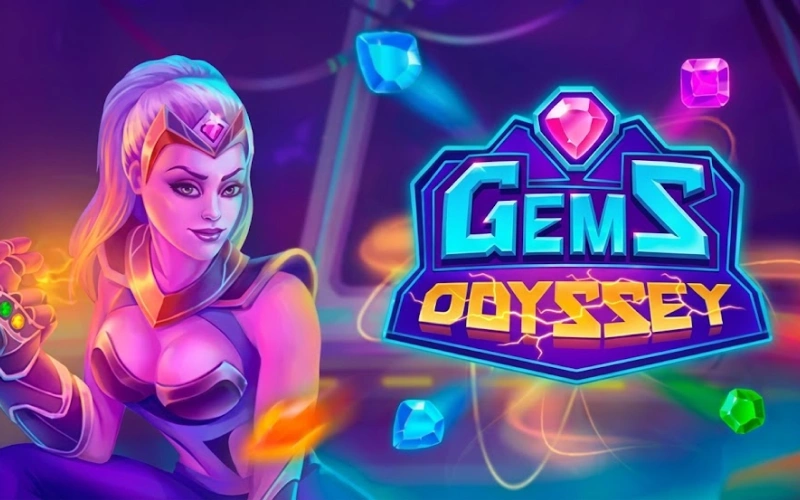 Start your galactic puzzle quest in Gems Odyssey at 1xBet for epic payouts.