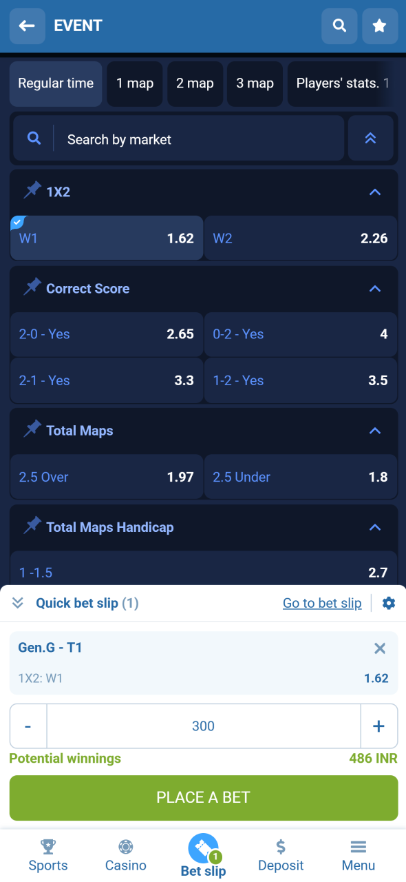 Confirm and place your League of Legends bet on 1xBet confidently today.