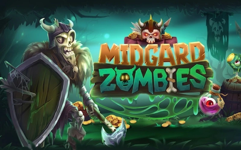 Fight off the undead in Midgard Zombies at 1xBet for legendary loot.