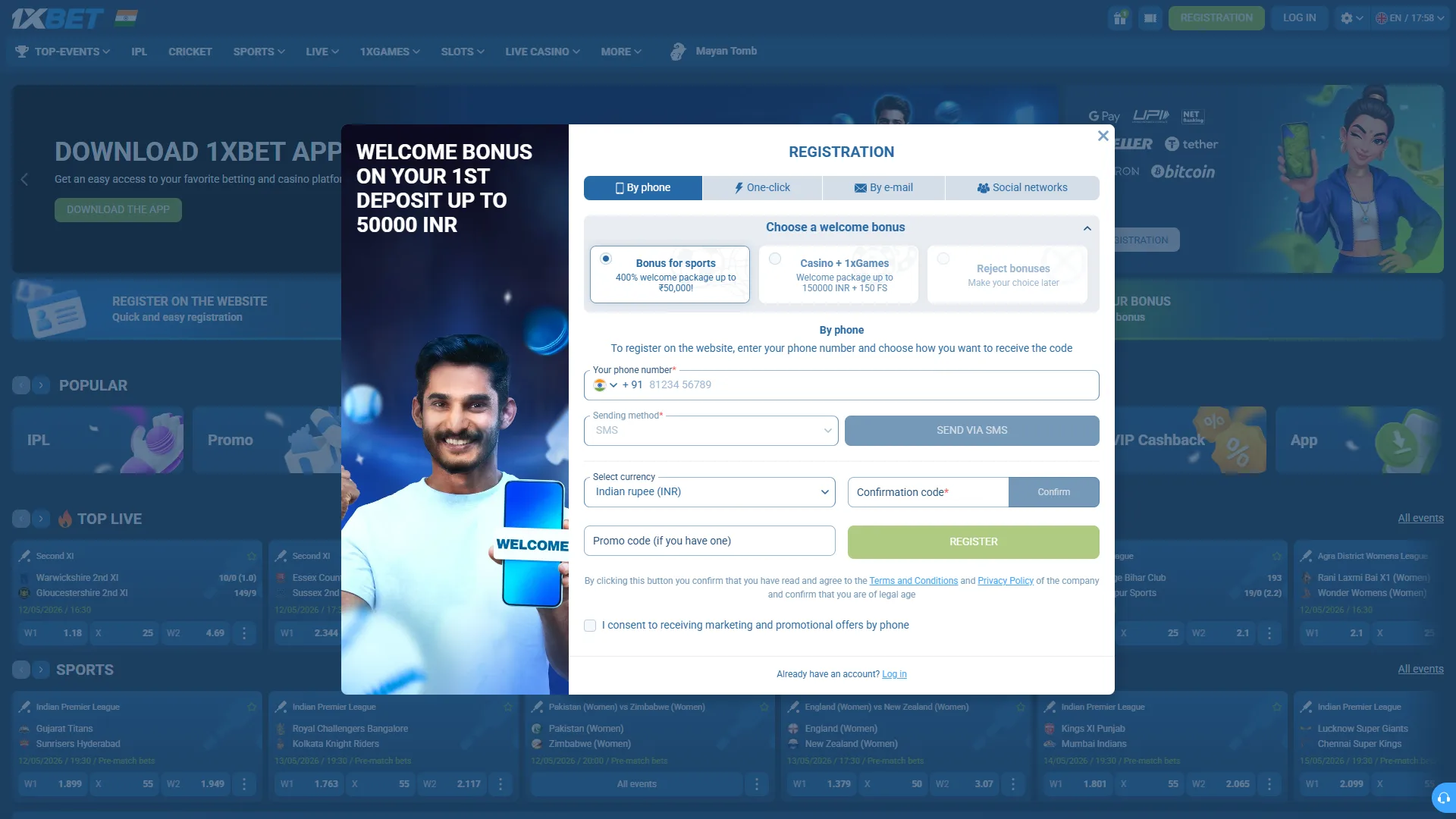Complete registration through 1xBet PC application and unlock betting access instantly.