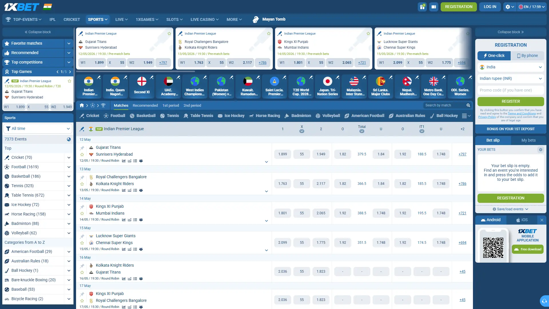 Place sport bets using 1xBet desktop application and enjoy live wagering.
