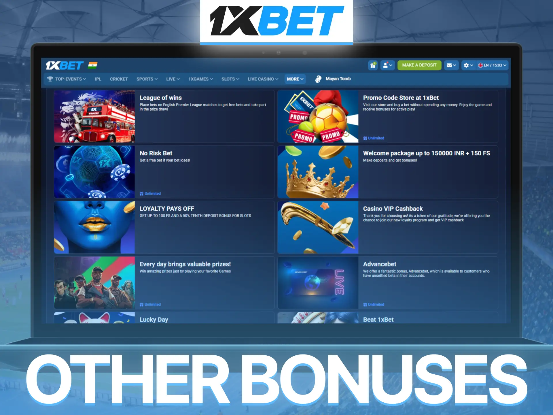 Explore exclusive Indian betting bonuses on 1xBet and maximize gaming opportunities.