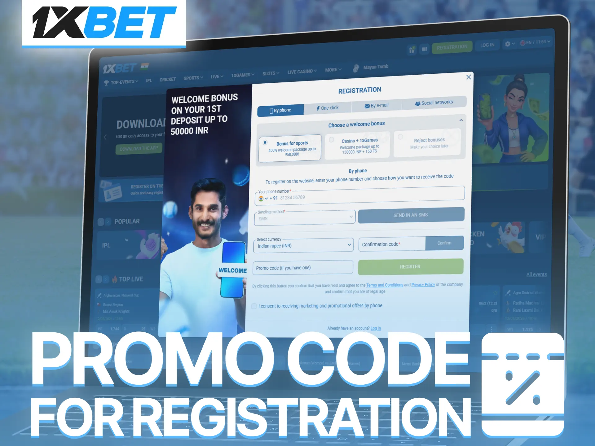 Unlock extra benefits with 1xBet promo code and boost your starting balance.
