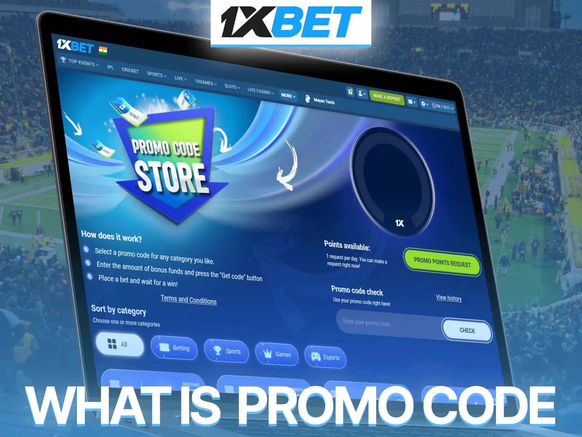 Discover what 1xBet promo code offers and activate exclusive player advantages.
