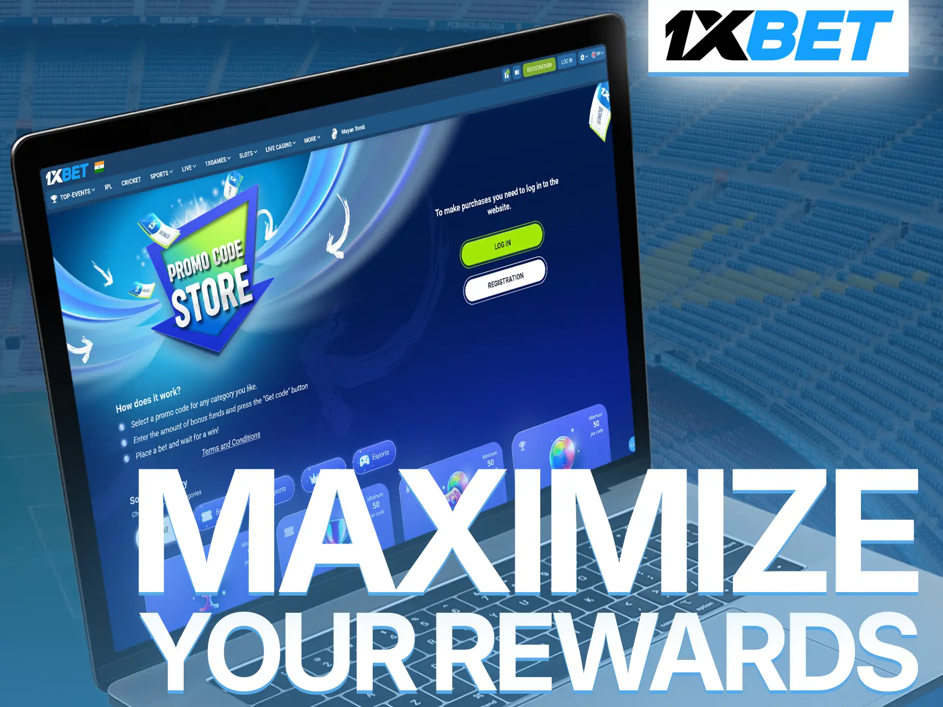 Activate the active promo code to upgrade your tennis account.
