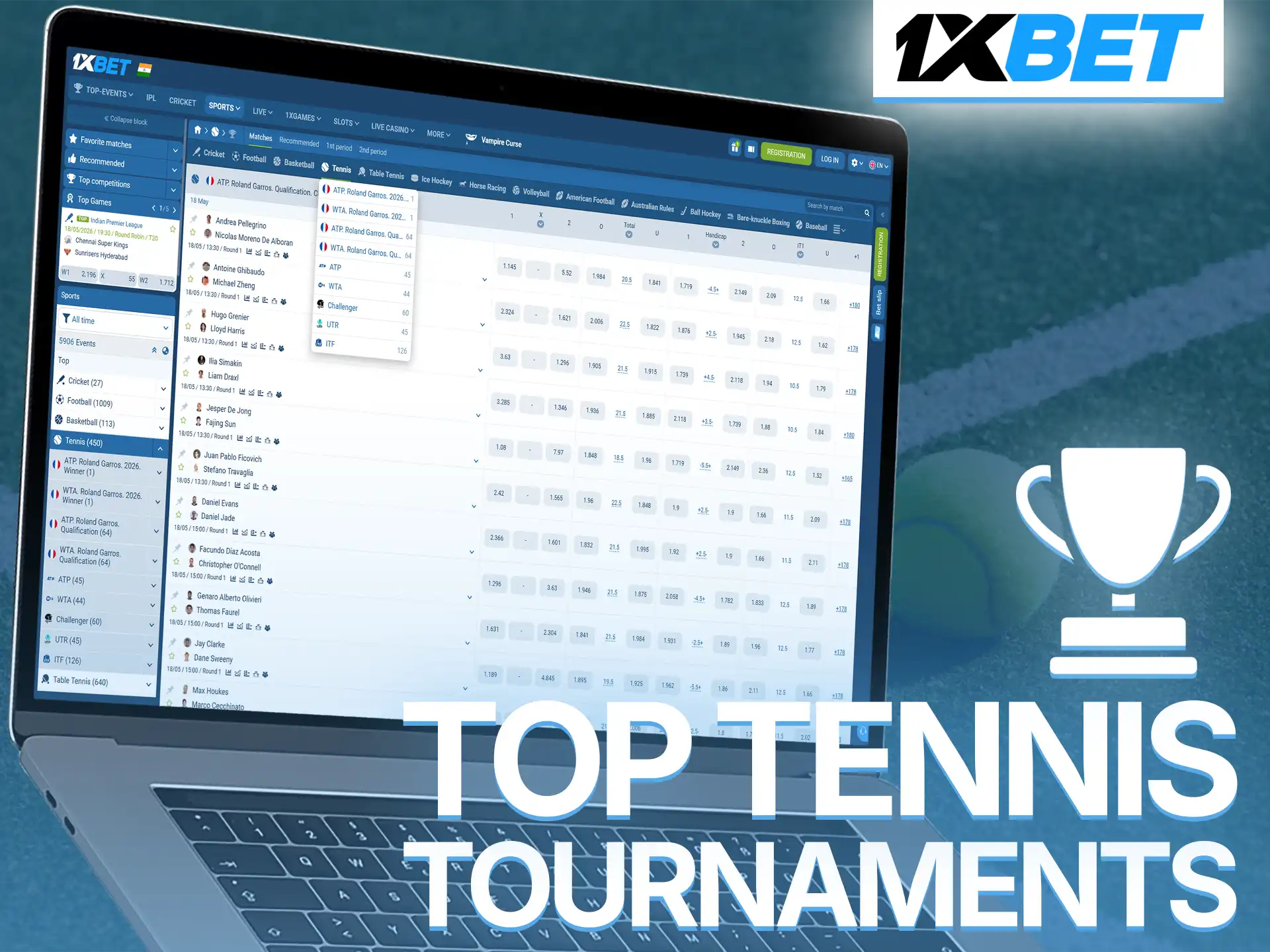 Explore the ultimate tennis tournaments and predict winning match outcomes.