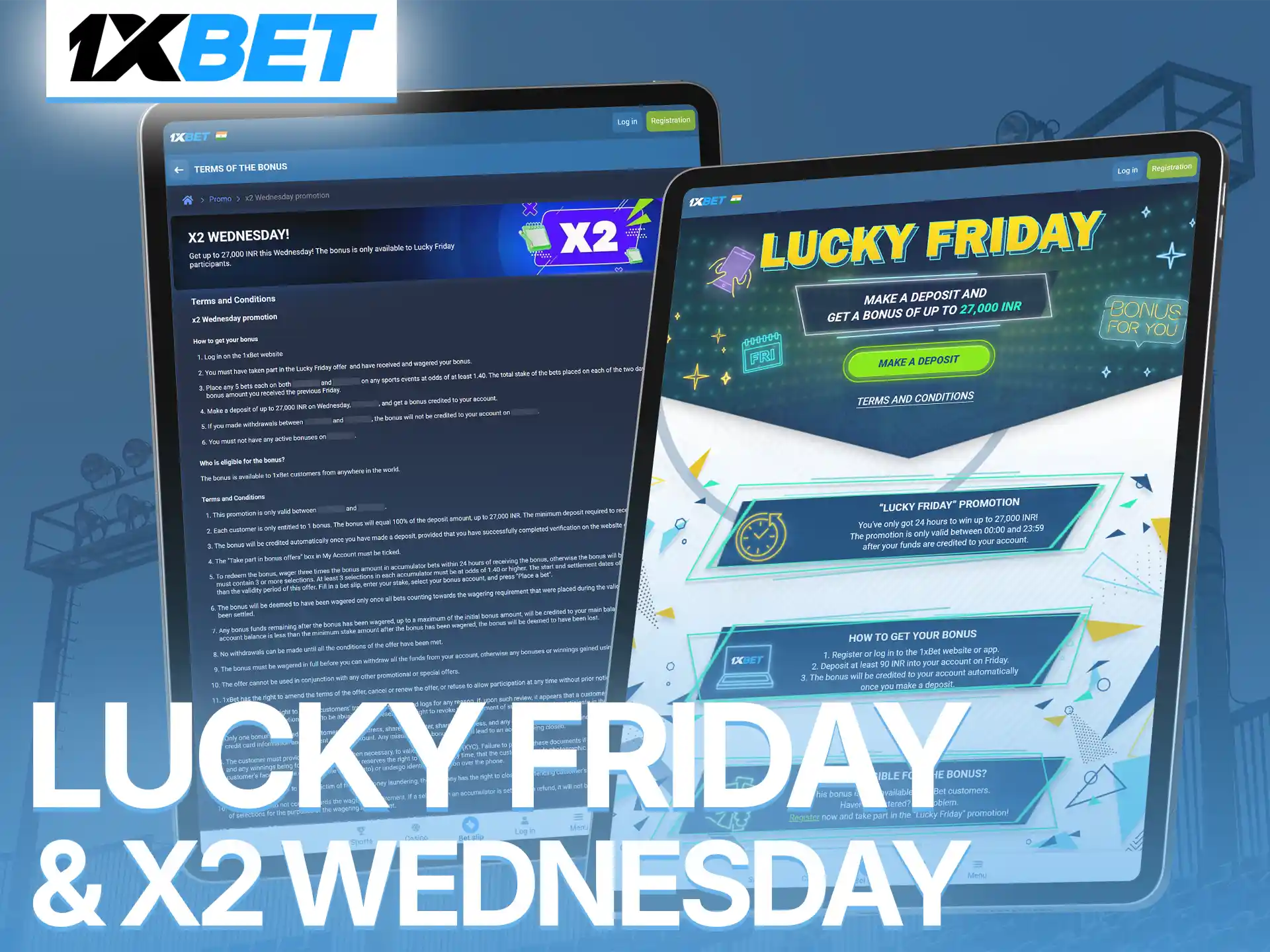 Boost your volleyball balance with the exciting Lucky Friday and Wednesday reload offers.